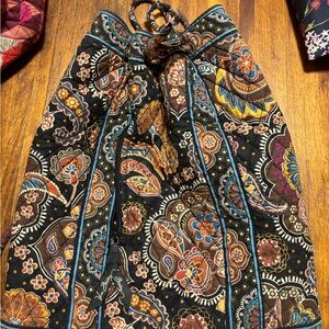 NWOT Vera Bradley backpack. Drawstring and hidden front zipper pocket